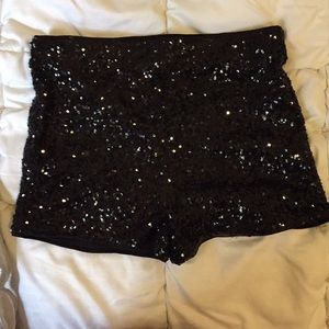 Sparkly shorts. Fun for going out